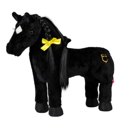 Zabawka-pluszowy-koń-EQUESTRO-Toy-horse-czarny-02