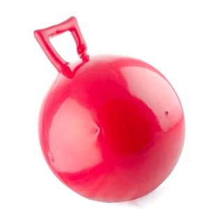 Piłka dla konia Umbria Equitazione "Inflatable Distraction Ball" czerwona