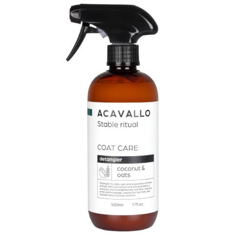 Spray do grzywy i ogona ACAVALLO Stable Ritual Coconut Coat Care 500ml