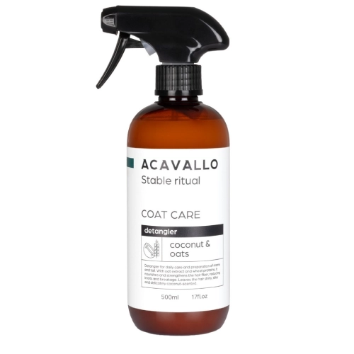 Spray do grzywy i ogona ACAVALLO Stable Ritual Coconut Coat Care 500ml