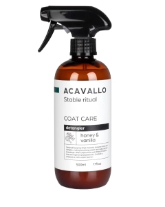 Spray do grzywy i ogona ACAVALLO "Stable Ritual Honey and Vanilla Coat Care" 500ml