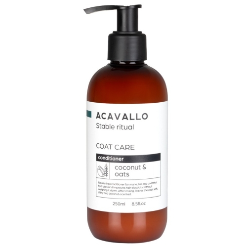 Odżywka do grzywy i ogona ACAVALLO Stable Ritual Coconut Coat Care