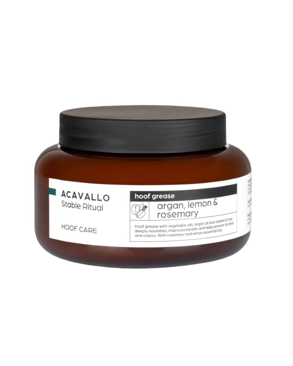 Smar do kopyt ACAVALLO Stable Ritual Hoof Grase Argan Hoof Care 500ml