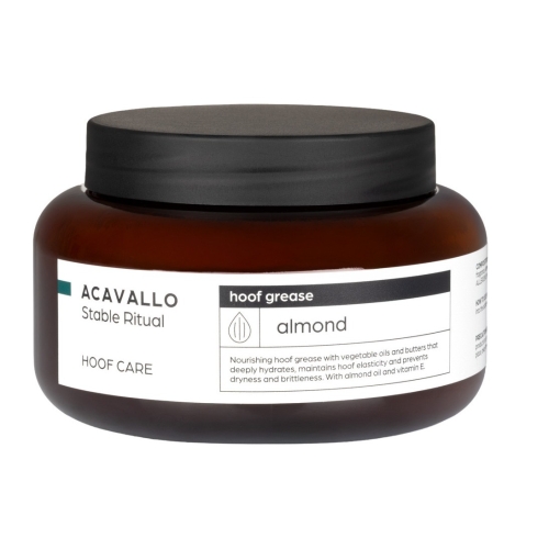 Smar do kopyt ACAVALLO Stable Ritual Hoof Grase Almond Hoof Care 500ml