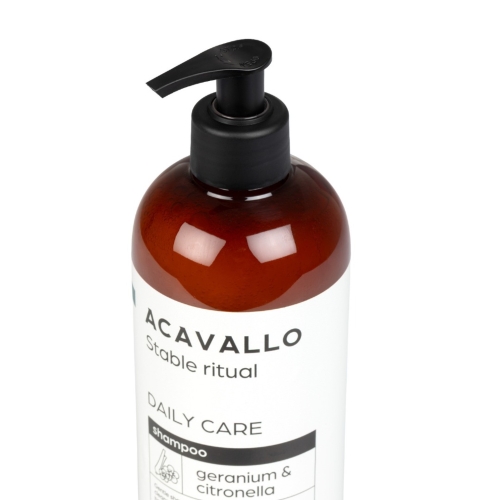 Szampon przeciw owadom ACAVALLO Stable Ritual Daily Care Citronella Geranium and Neem Shampoo