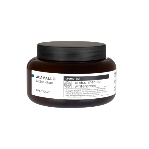 Wcierka z arniką ACAVALLO Stable Ritual Daily Care Arnica Menthol Gel