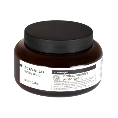 Wcierka z arniką ACAVALLO Stable Ritual Daily Care Arnica Menthol Gel
