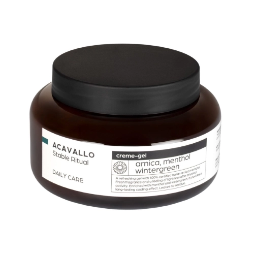 Wcierka z arniką ACAVALLO Stable Ritual Daily Care Arnica Menthol Gel