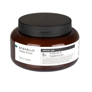 Wcierka chłodząca ACAVALLO "Stable Ritual Daily Care Mallow and Hypericum" 500ml