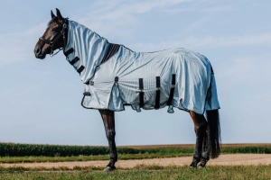 Derka siatkowa z kapturem RIDING WORLD "Belly Mesh Combo"