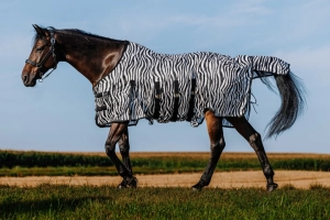 Derka siatkowa RIDING WORLD "Belly Mesh" zebra