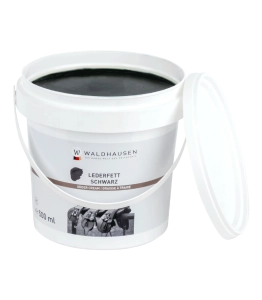 Smar do skór WALDHAUSEN "Leather Grease Black" 500ml
