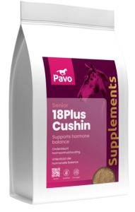 Mieszanka ziołowa hormonalna dla starszych koni Pavo "18Plus Cushin" 1 kg