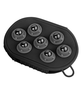 Szczotka do masażu WALDHAUSEN "Massaging Grooming Glove" black mat