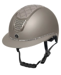 Kask Fair Play "Quantinum Spotlight Matt Silver Wide Visor" migdałowy 24h