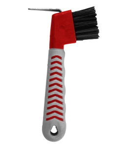 Kopystka WALDHAUSEN "Grippy Hoof Pick" red/grey