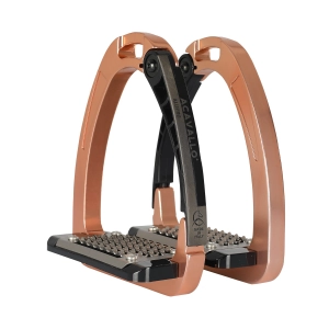 Strzemiona ACAVALLO "Arena Alupro" rosegold 24h