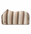Derka wełniana TORPOL Stripe cappucino