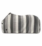 Derka wełniana TORPOL "Stripe" szary melanż