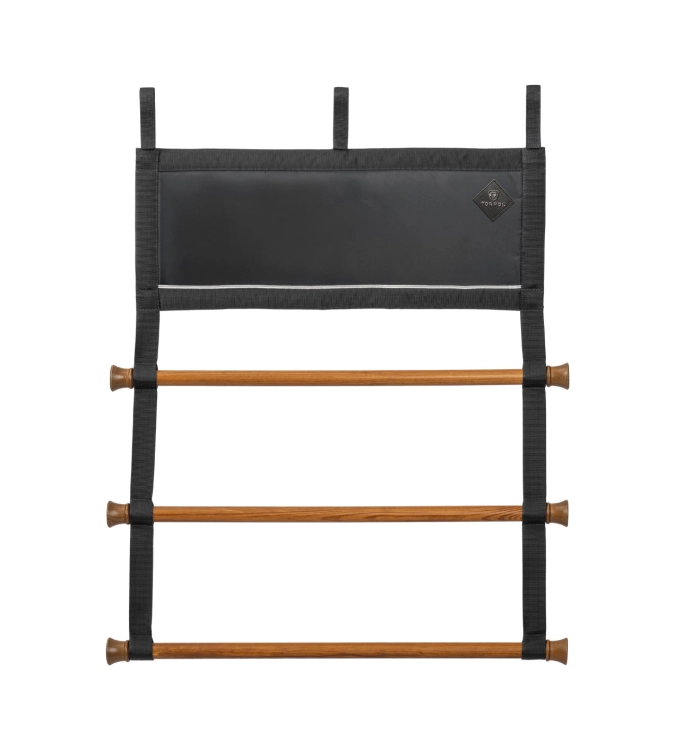 Wieszak TORPOL Sleek 3 drążki czarny