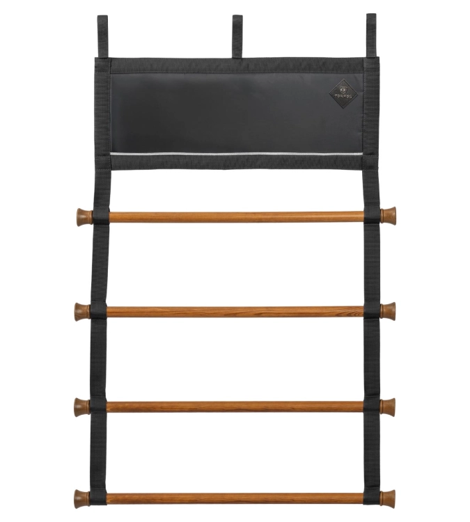 Wieszak TORPOL Sleek 4 drążki czarny