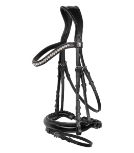 Ogłowie WALDHAUSEN "X-Line Evermore" black/black