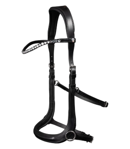 Ogłowie bezwędzidłowe WALDHAUSEN "X-Line Bitless" black