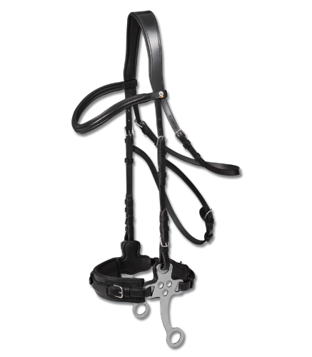 Oglowie-hackamore-WALDHAUSEN-X-Line-Hackamore-Bridle-black-01