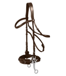 Ogłowie hackamore WALDHAUSEN "X-Line Hackamore Bridle" brown