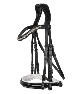 Ogłowie munsztukowe WALDHAUSEN "X-Line Double Bridle"