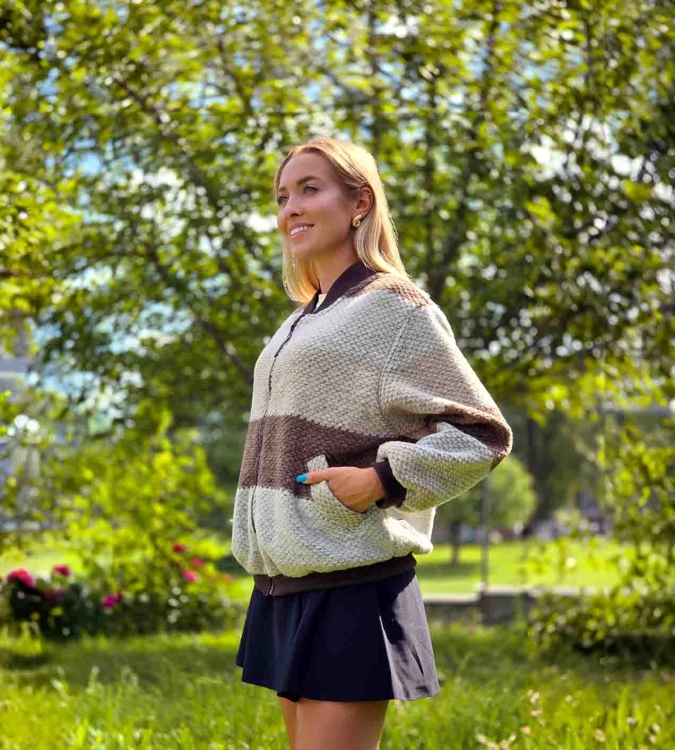 Kurtka-bomberka-welniana-TORPOL-Stripe-Wooly-cappuccino-02