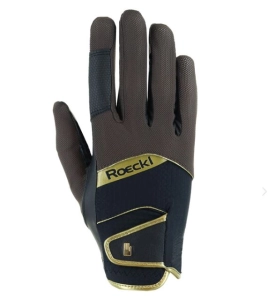 Rękawiczki letnie Roeckl "Millero" dark mocha 24h