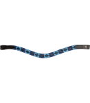 Naczółek WALDHAUSEN "X-Line Polo Black" blue/ light blue