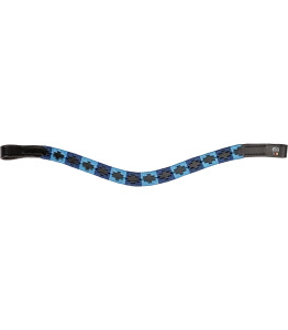 Naczółek WALDHAUSEN "X-Line Polo Black" blue/ light blue