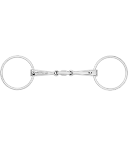 Wędzidło podwójnie łamane WALDHAUSEN "Water Snaffle Bit" 16mm