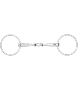 Wędzidło podwójnie łamane WALDHAUSEN "Anatomical" 14mm