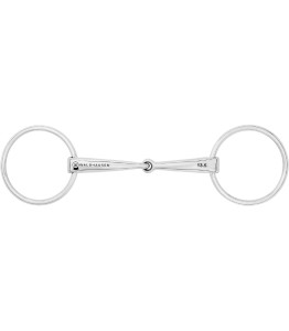 Wędzidło pojedynczo łamane WALDHAUSEN "Single Jointed" 14mm