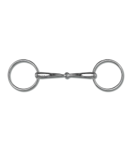 Wędzidło anatomiczne pojedynczo łamane WALDHAUSEN "Anatomical Single Jointed" 16mm