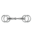 Wędzidło zaprzęgowe pojedynczo łamane WALDHAUSEN "Driving Bit with 4 Rings" 16mm