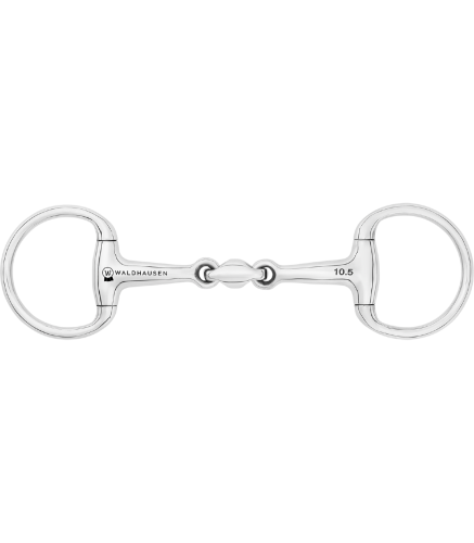 Wedzidlo-dla-kucyka-oliwkowe-podwojnie-lamane-WALDHAUSEN-Pony-Eggbut-Double-14mm-01