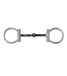 Wędzidło oliwkowe pojedynczo łamane WALDHAUSEN "D-Ring Snaffle" 10mm