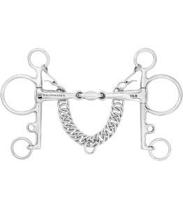 Pelham podwójnie łamany WALDHAUSEN "Double Jointed" 14mm
