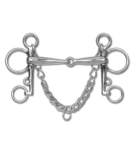 Pelham pojedynczo łamany WALDHAUSEN "Single Jointed" 16mm