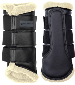 Ochraniacze ujeżdżeniowe WALDHAUSEN "Soft"  black/beige