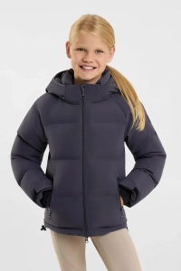 Kurtka zimowa dziecięca HORZE "Dina Young Rider" AW2026 seaborne navy 24h