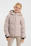 Kurtka zimowa dziecięca HORZE "Dina Young Rider" AW2026 desert taupe 24h