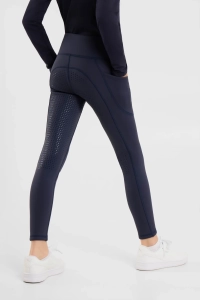 Bryczesy legginsy zimowe dziecięce HORZE "Greta JR" AW2026 seaborne navy 24h