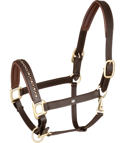 Kantar-skorzany-WALDHAUSEN-X-Line-Crystal-brown/gold-01
