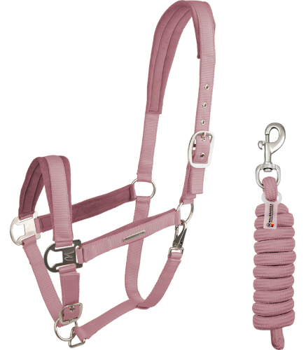 Kantar-z-uwiazem-WALDHAUSEN-Velvet-Set-dusky-pink-01