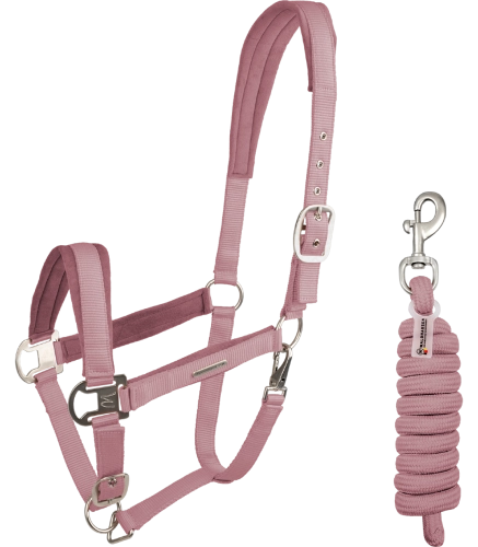 Kantar-z-uwiazem-WALDHAUSEN-Velvet-Set-dusky-pink-01